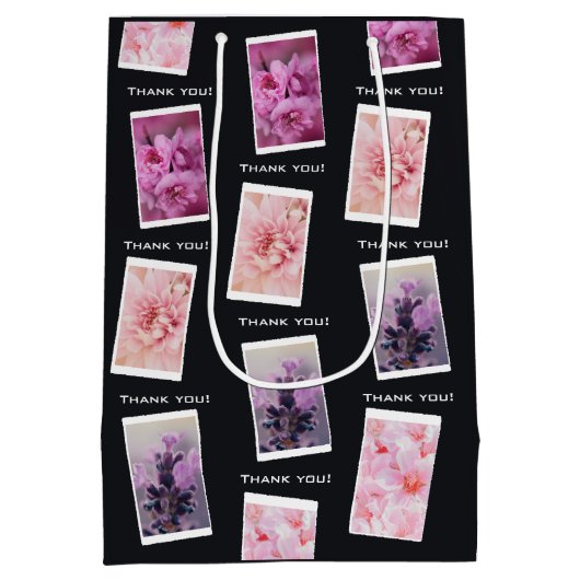 プロフェッショナル写真家ありがとう! ミディアムペーパーバッグ (裏面)