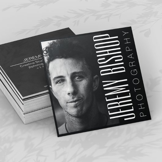 プロフェッショナル写真家スクエアビジネスカード スクエア名刺