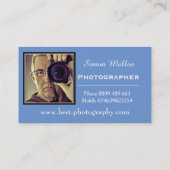 プロフェッショナル写真家パーソナライズされた 名刺 (裏面)