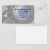 プロフェッショナル写真家名刺テンプレート 名刺 (正面/裏面)