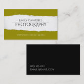 プロフェッショナル写真家名刺 名刺 (正面/裏面)