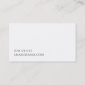 プロフェッショナル写真家名刺 名刺 (裏面)