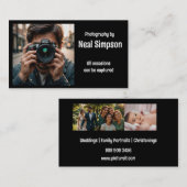 プロフェッショナル写真家 名刺 (正面/裏面)