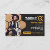 プロフェッショナル写真家QRコード撮影 名刺 (正面)