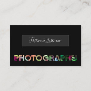 プロフェッショナル写真撮影ビデオグラファー 名刺