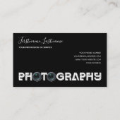 プロフェッショナル写真撮影ビデオグラファー 名刺 (裏面)