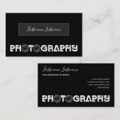 プロフェッショナル写真撮影ビデオグラファー 名刺 (正面/裏面)