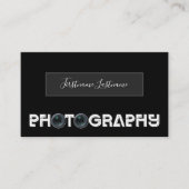 プロフェッショナル写真撮影ビデオグラファー 名刺 (正面)