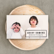 プロフェッショナル写真撮影フォトカード