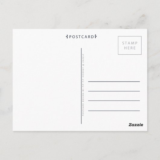 プロフェッショナル写真撮影 ポストカード (裏面)