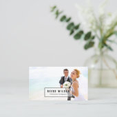 プロフェッショナル写真撮影 名刺 (スタンド正面)