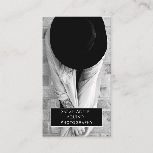 プロフェッショナル写真撮影 名刺 (正面)