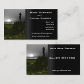 プロフェッショナル写真用名刺ブラック 名刺 (正面/裏面)