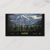 プロフェッショナル写真用名刺 名刺 (裏面)