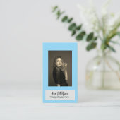 プロフェッショナル写真QRウェブサイトの電子メールのソーシャルモダン 名刺 (スタンド正面)