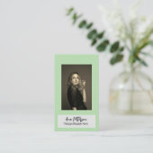 プロフェッショナル写真QRウェブサイトの電子メールのソーシャルモダン 名刺 (スタンド正面)