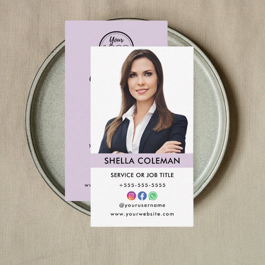 プロフェッショナル写真QrコードインスタグラムFacebook 名刺