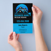 プロフェッショナル加圧洗浄ブルーブラック チラシ (ハンドル)