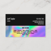 プロフェッショナル加圧洗浄力ホロ男らしー 名刺 (裏面)