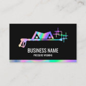 プロフェッショナル加圧洗浄力ホロ男らしー 名刺 (正面)