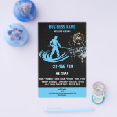 プロフェッショナル加圧洗浄力洗浄ハウス チラシ (シングル)