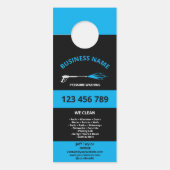 プロフェッショナル加圧洗浄力洗浄ブシン ドアノブサイン (正面)