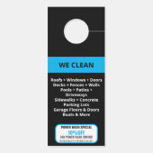 プロフェッショナル加圧洗浄力洗浄ブシン ドアノブサイン (裏面)