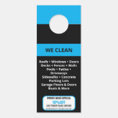 プロフェッショナル加圧洗浄力洗浄ブシン ドアノブサイン (裏面)