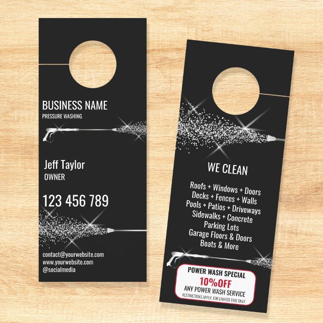 プロフェッショナル加圧洗浄力洗浄ブシン ドアノブサイン (クリエイターアップロード済み)