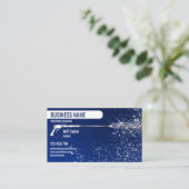 プロフェッショナル加圧洗浄力洗浄ブシン 名刺 (スタンド正面)