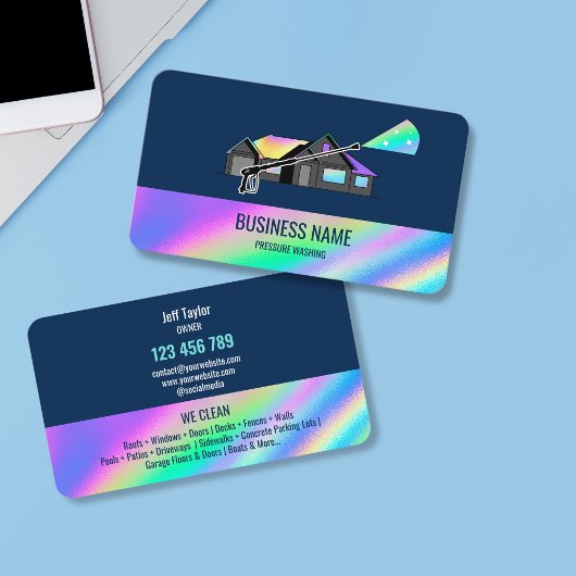 プロフェッショナル加圧洗浄力洗浄ブシン 名刺