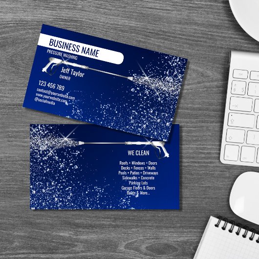 プロフェッショナル加圧洗浄力洗浄ブシン 名刺