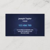 プロフェッショナル加圧洗浄力洗浄ブシン 名刺 (裏面)