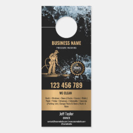 プロフェッショナル加圧洗浄力洗浄屋根 ドアノブサイン