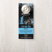 プロフェッショナル加圧洗浄力洗浄屋根 ドアノブサイン (ノブ)