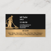 プロフェッショナル加圧洗浄力洗浄屋根 名刺 (裏面)