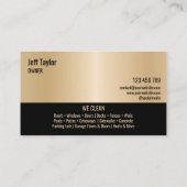 プロフェッショナル加圧洗浄力洗浄屋根 名刺 (裏面)