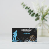 プロフェッショナル加圧洗浄力洗浄屋根 名刺 (スタンド正面)