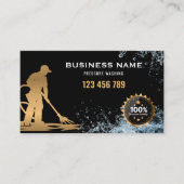 プロフェッショナル加圧洗浄力洗浄屋根 名刺 (正面)