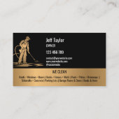 プロフェッショナル加圧洗浄力洗浄屋根 名刺 (裏面)