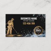 プロフェッショナル加圧洗浄力洗浄屋根 名刺 (正面)