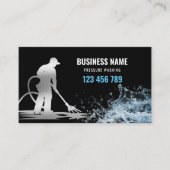 プロフェッショナル加圧洗浄力洗浄屋根 名刺 (正面)