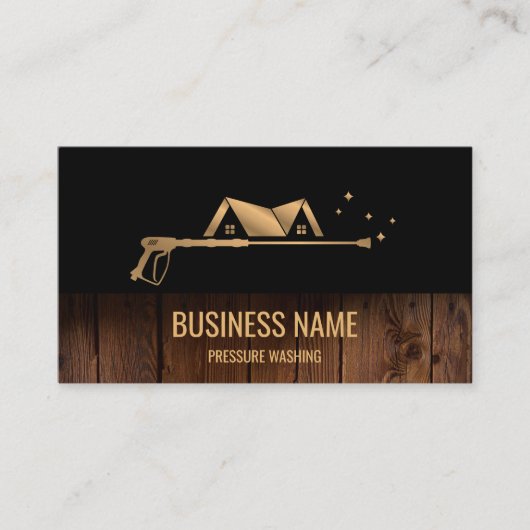 プロフェッショナル加圧洗浄力洗浄屋根 名刺 (正面)