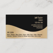 プロフェッショナル加圧洗浄力洗浄屋根 名刺 (裏面)