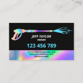 プロフェッショナル加圧洗浄力洗浄 名刺 (裏面)