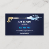 プロフェッショナル加圧洗浄力洗浄 名刺 (裏面)