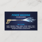 プロフェッショナル加圧洗浄力洗浄 名刺 (正面)