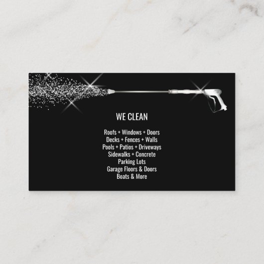 プロフェッショナル加圧洗浄力洗浄 名刺 (裏面)