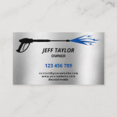 プロフェッショナル加圧洗浄力洗浄 名刺 (裏面)