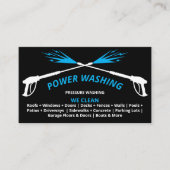 プロフェッショナル加圧洗浄力洗浄 名刺 (正面)